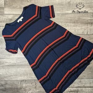 Loft Petites Short Sleeve T Shirt Mini Dress Size SP